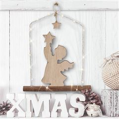 Solight LED závesná dekorácia - anjel, 20x LED, 2xAA