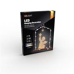 Solight LED závesná dekorácia - anjel, 20x LED, 2xAA