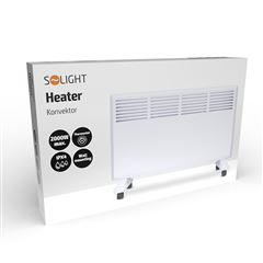 Solight teplovzdušný konvektor 2000W, nastaviteľný termostat
