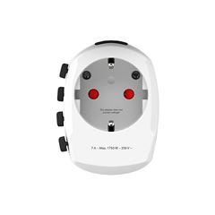 SKROSS cestovný adaptér PRO, univerzálny, uzemnený