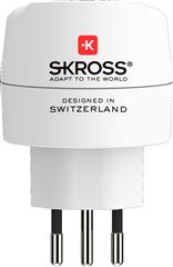 SKROSS cestovný adaptér do Brazílie, Talianska a Švajčiarska, typ J/N/L