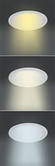 Solight LED mini panel CCT, podhľadový, 6W, 450lm, 3000K, 4000K, 6000K, okrúhly