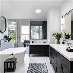 Solight LED mini panel kúpeľňový 2v1, 3CCT, podhľadový / prisadený, 12W, 1020lm, IP54, biela, okrúhly