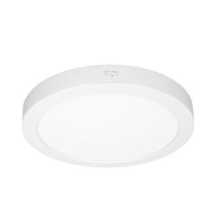 Solight LED mini panel kúpeľňový 2v1, 3CCT, podhľadový / prisadený, 18W, 1530lm, IP54, biela, okrúhly