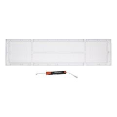 Solight LED stropné osvetlenie prisadené, 40W, 4800lm, 4000K, UGR<19, 120x30cm, 3 roky záruka, biela farba