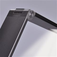 Solight LED stmievateľná lampička s bezdrôtovým nabíjaním, 10W,  zmena chromatickosti, sivá