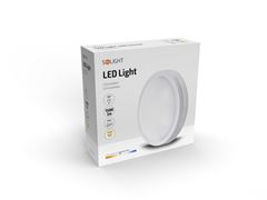 Solight LED vonkajšie osvetlenie Siena, biele, 20W, 1500lm, 4000K, IP54, 23cm