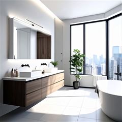 Solight LED kúpeľňové osvetlenie nad zrkadlo 3v1, 12W, 780lm, 4000K, IP44, 60cm, čierna