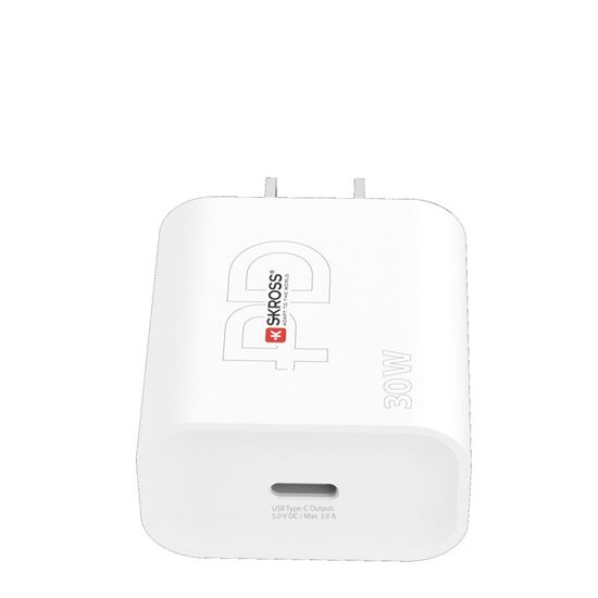 SKROSS USB-C nabíjací adaptér Power Charger 30W US, Power Delivery, typ A