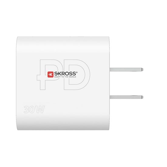 SKROSS USB-C nabíjací adaptér Power Charger 30W US, Power Delivery, typ A