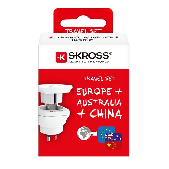 SKROSS cestovný adaptér do Austrálie a Číny, typ I