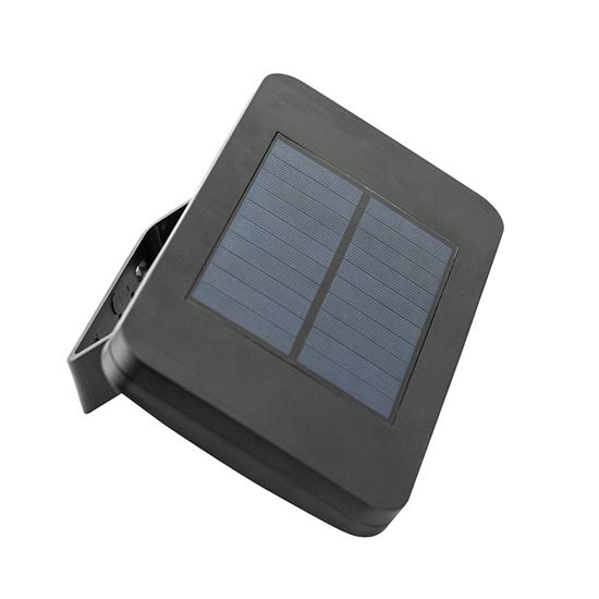 Solight LED solárne svetlo so senzorom, 5W, 500lm, 4000K, Li-Ion, čierna