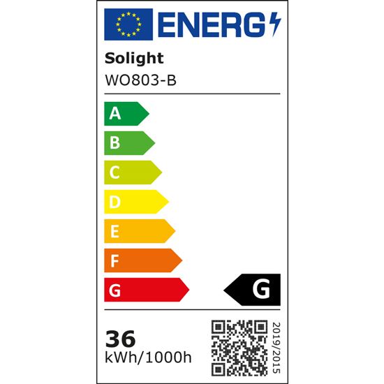 Solight LED stropné osvetlenie LECCE, 3CCT, 36W, 2100lm, 30cm, 3000/4000/6000K, čierna