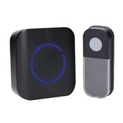 Solight bezdrôtový zvonček, do zásuvky, 180m, čierny, learning code