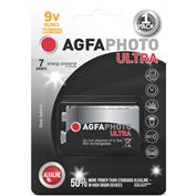 AgfaPhoto Ultra alkalická batéria 9V, blister 1ks 