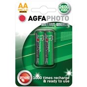 AgfaPhoto prednabité batérie AA, 2100mAh, blister 2ks 