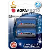 AgfaPhoto Power alkalická batéria LR14/C, blister 2ks 