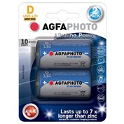 AgfaPhoto Power alkalická batéria LR20/D, blister 2ks 