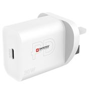 SKROSS USB-C nabíjací adaptér Power Charger 30W UK, Power Delivery, typ G