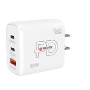 SKROSS USB A+C nabíjací adaptér Power Charger 65W GaN US, Power Delivery, typ A