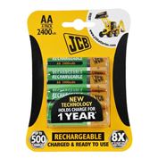 JCB RTU NiMH AA/R06, min.2400mAh, prednabitá, blister 4 ks