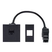 Solight RJ45 Cat6 doplnkový modul pre vstavané zásuvky série PP128