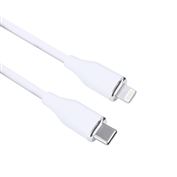 Solight USB-C/Lightning kábel, USB-C konektor - Lightning konektor, silikón, 1m