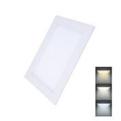 Solight LED mini panel CCT, podhľadový, 18W, 1530lm, 3000K, 4000K, 6000K, štvorcový