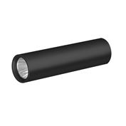 Solight LED nabíjacie vreckové svietidlo, 120lm, Li-Ion, USB, hliník, čierna