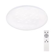 Solight LED stropné svetlo Star, okrúhle, 24W, 2400lm, diaľkové ovládanie, 37cm