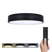 Solight LED osvetlenie s diaľkovým ovládačom LECCE, 36W, 2300lm, 30cm, zmena chromatickosti, stmievateľné, čierna