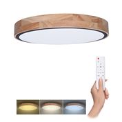 Solight LED osvetlenie s diaľkovým ovládačom Iron Oak, 48W, 3360lm, 40cm, zmena chromatickosti, stmievateľné