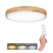 Solight LED osvetlenie s diaľkovým ovládačom Solid Oak, 48W, 3360lm, 39cm, zmena chromatičnosti, stmievateľné