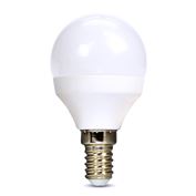 Solight LED žiarovka, miniglobe, 8W, E14, 4000K, 720lm, biele prevedenie