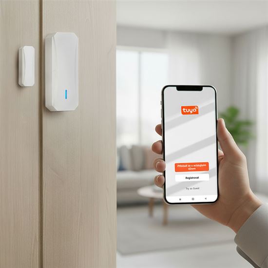 Solight bezdrôtové magnetické čidlo pre gong 1D23, 1D23WIFI