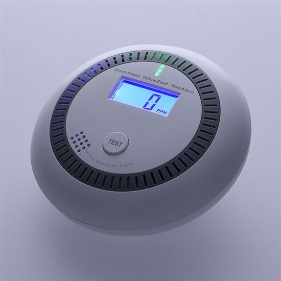 Solight detektor spalín CO + alarm, 85dB, 3x AA batéria