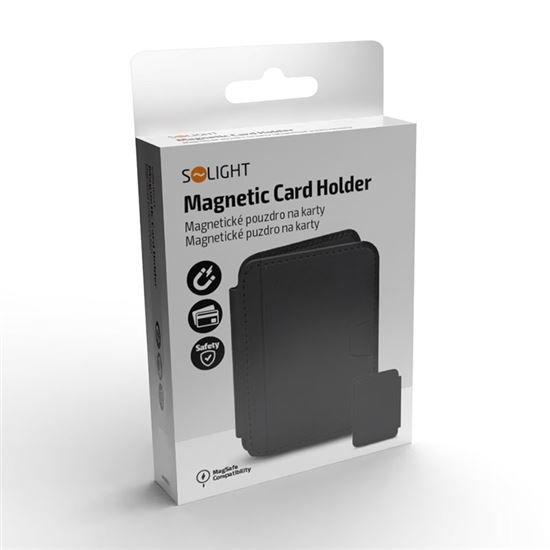 Solight magnetické puzdro na karty, MagSafe kompatibilné