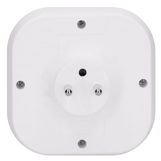 Solight rozbočovač 3x 16A, USB A+C rychlonabíjačka 20W PD, biely