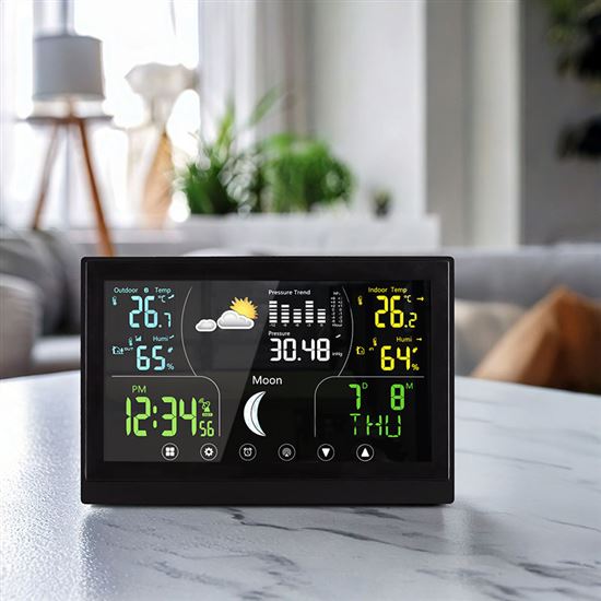 Solight meteostanica, farba čierna