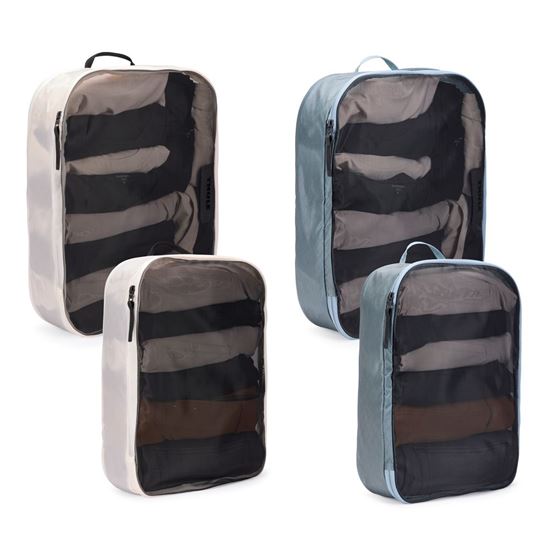 Thule Packing cube súprava 2 veľké a 2 stredné organizéry TPCS205 - biela/Pond Gray