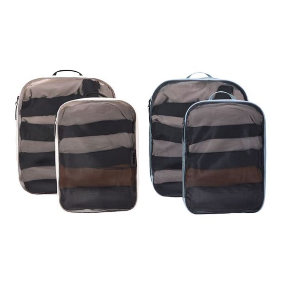 Thule Packing cube súprava 2 veľké a 2 stredné organizéry TPCS205 - biela/Pond Gray