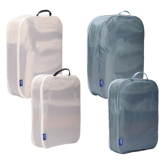Thule Packing cube súprava 2 veľké a 2 stredné organizéry TPCS205 - biela/Pond Gray