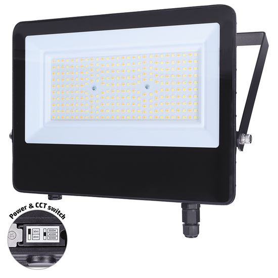 Solight LED reflektor TOP, 100W, max. 14000lm, 3CCT, voliteľný výkon 100/75/50%, IP65, rýchlokonektor