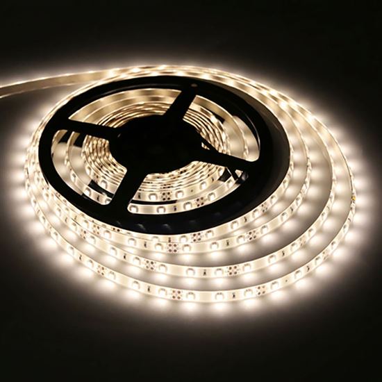 Solight LED svetelný pás s testrom, 5m, sada s 12V adaptérom, 4,8W/m, IP20, neutrálna biela