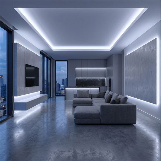 Solight LED SMD pásik, 50m, studená biela, 16W/m, 1500lm/m, 10mm