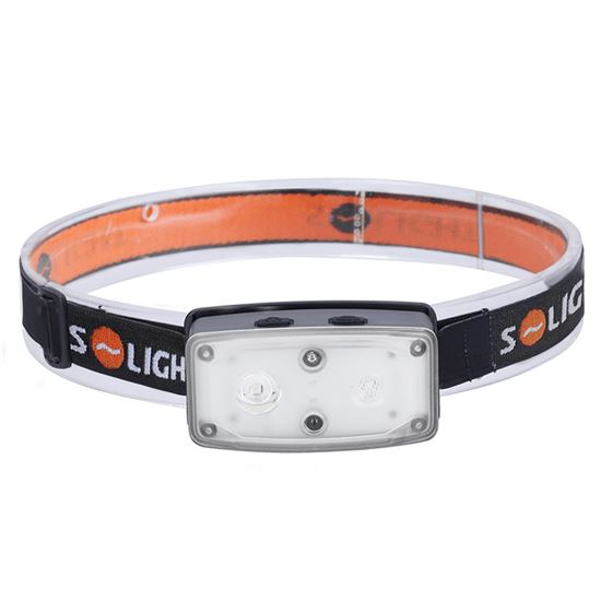 Solight LED čelové nabíjacie svietidlo, 100lm, sensor, Li-Ion