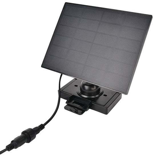 Solight LED solárne svetlo so senzorom, 9W, 850lm, 4000K, Li-Ion, čierna