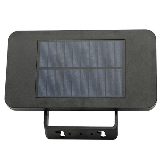 Solight LED solárne svetlo so senzorom, 5W, 500lm, 4000K, Li-Ion, čierna