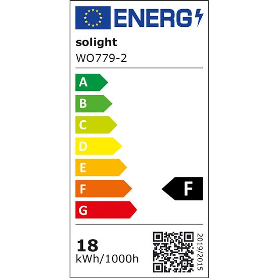 Solight LED vonkajšie osvetlenie, nastaviteľná teplota svetla - 3CCT, 15/18/20W, 1800lm, 22cm, 2v1 - biely a čierny kryt
