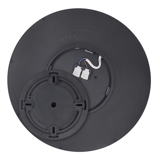 Solight LED osvětlení s dálkovým ovladačem Estela Black, 60W, 4500lm, 50cm, změna chromatičnosti, stmívatelné